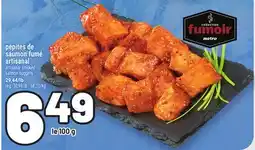 Metro PÉPITES DE SAUMON FUMÉ ARTISANAL | ARTISANAL SMOKED SALMON NUGGETS offer