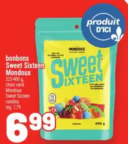 Metro BONBONS SWEET SIXTEEN MONDOUX | MONDOUX SWEET SIXTEEN CANDIES offer