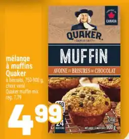 Metro MÉLANGE À MUFFINS QUAKER | QUAKER MUFFIN MIX offer