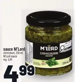 Metro SAUCE M'LORD | M'LORD SAUCE offer