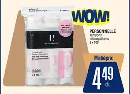 Jean Coutu PERSONNELLE Tampons démaquillants offer