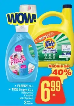 Jean Coutu • FLEECY • TIDE Simply offer