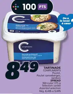 IGA COMPLIMENTS SPREAD offer