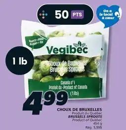 IGA BRUSSELS SPROUTS offer