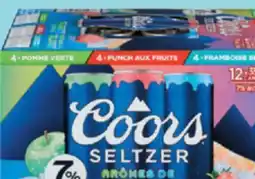IGA COORS SELTZER ALCOHOLIC MALT BEVERAGE offer