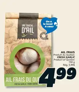 IGA FRESH GARLIC offer