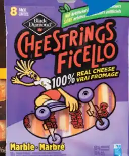 IGA BLACK DIAMOND FICELLO (8) CHEESE STICKS offer