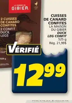 IGA LA MAISON DU GIBIER DUCK LEG CONFIT offer