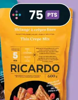 IGA RICARDO BROWNIE, THIN CREPE MIX, WAFFLE & PANCAKE, MUFFIN, CAKE OR GRANOLA BAR MIX offer