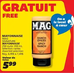 IGA MAG SIGNATURE MAYONNAISE offer