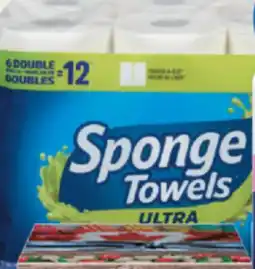 IGA SPONGE TOWELS ULTRA PAPER TOWELS offer