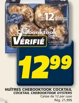 IGA COCKTAIL CHEBOOKTOOK OYSTERS offer
