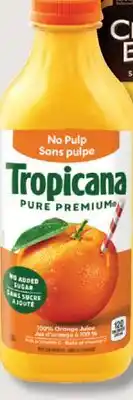 IGA TROPICANA REFRIGERATED ORANGE OR GRAPEFRUIT JUICE offer
