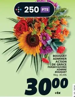 IGA THANKSGIVING ADMIRE BOUQUET offer
