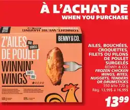 IGA FROZEN CHICKEN WINGS, BITES, NUGGETS TENDERS OR DRUMSTICKS offer