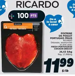 IGA RICARDO FRESH PORTUGUESE CHICKEN BREAST offer