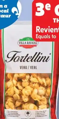 IGA VILLA RAVIOLI FROZEN FRESH PASTA offer