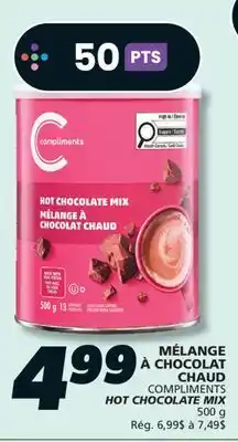 IGA COMPLIMENTS HOT CHOCOLATE MIX offer