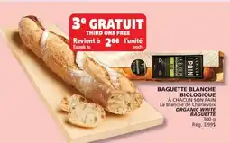 IGA À CHACUN SON PAIN La Blanche de Charlevoix ORGANIC WHITE BAGUETTE offer