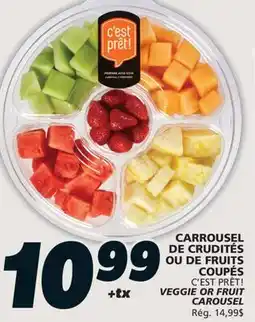 IGA C'EST PRÊT! VEGGIE OR FRUIT CAROUSEL offer