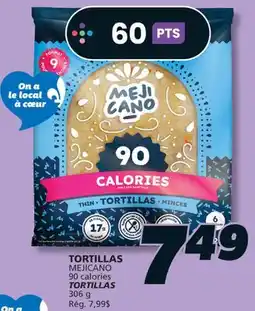 IGA MEJICANO TORTILLAS offer