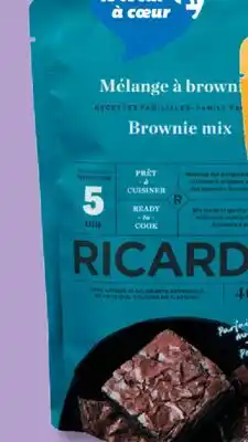 IGA RICARDO BROWNIE, THIN CREPE MIX, WAFFLE & PANCAKE MIX, MUFFIN, CAKE OR GRANOLA BAR MIX offer