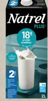 IGA NATREL PLUS (2 L) LACTOSE-FREE MILK offer
