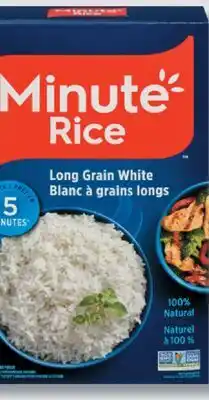 IGA MINUTE RICE PRECOOKED RICE offer