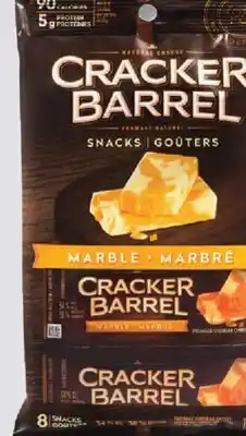 IGA CRACKER BARREL CHEESE SNACKS OR CHEESE STICKS offer