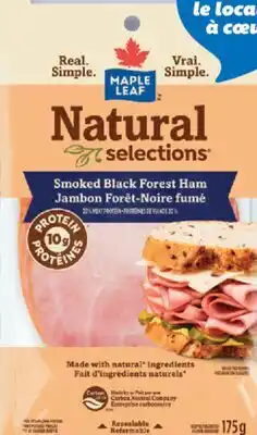 IGA MAPLE LEAF SLICED DELI MEAT, SUMMER SAUSAGE OR GERMAN SALAMI offer