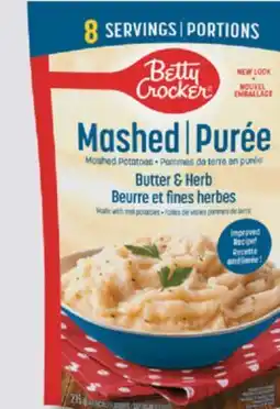 IGA BETTY CROCKER MASHED POTATOES offer