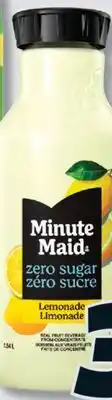 IGA MINUTE MAID ZERO SUGAR LEMONADE offer