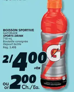 IGA GATORADE SPORTS DRINK offer