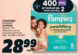 IGA PAMPERS DIAPERS offer