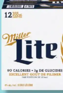 IGA MILLER LITE BEER offer