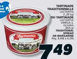 IGA LACTANTIA (1,28 kg) TRADITIONAL SPREAD OR LACTANTIA OMÉGA-3, OLIVINA (850 g) MARGARINE offer
