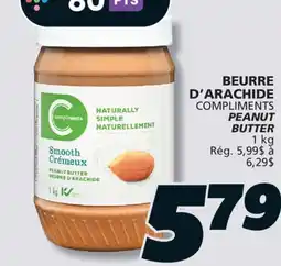 IGA COMPLIMENTS PEANUT BUTTER offer