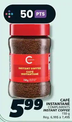 IGA COMPLIMENTS INSTANT COFFEE offer