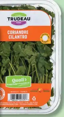 IGA FERMES TRUDEAU FRESH CILANTRO offer