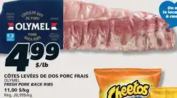 IGA OLYMEL FRESH PORK BACK RIBS offer