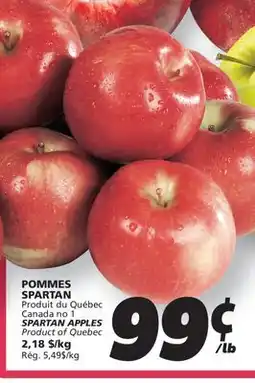 IGA SPARTAN APPLES offer