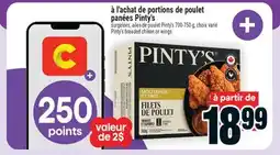 Super C poulet panées Pinty's | Pinty's breaded chiken or wings offer