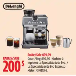 Canadian Tire La Specialista Arte Evo Espresso Maker offer
