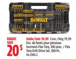 Canadian Tire Flex Torq Drill/Drive Set, 100-Pc offer