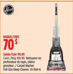 Canadian Tire HOOVER Carpet Washer Full-Size Deep Cleaner offer