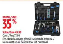 Canadian Tire Mastercraft 69-Pc General Tool Set offer
