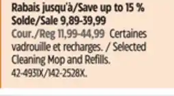 Canadian Tire Selected Cleaning Mop and Refills offer