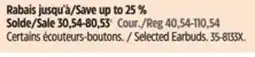 Canadian Tire Selected Earbuds offer