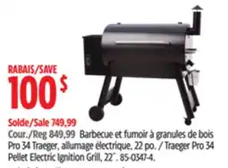 Canadian Tire Traeger Pro 34 Pellet Electric Ignition Grill, 22˝ offer