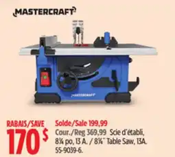 Canadian Tire 81⁄4˝ Table Saw, 13A offer